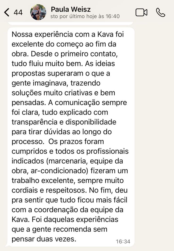 Depoimento cliente