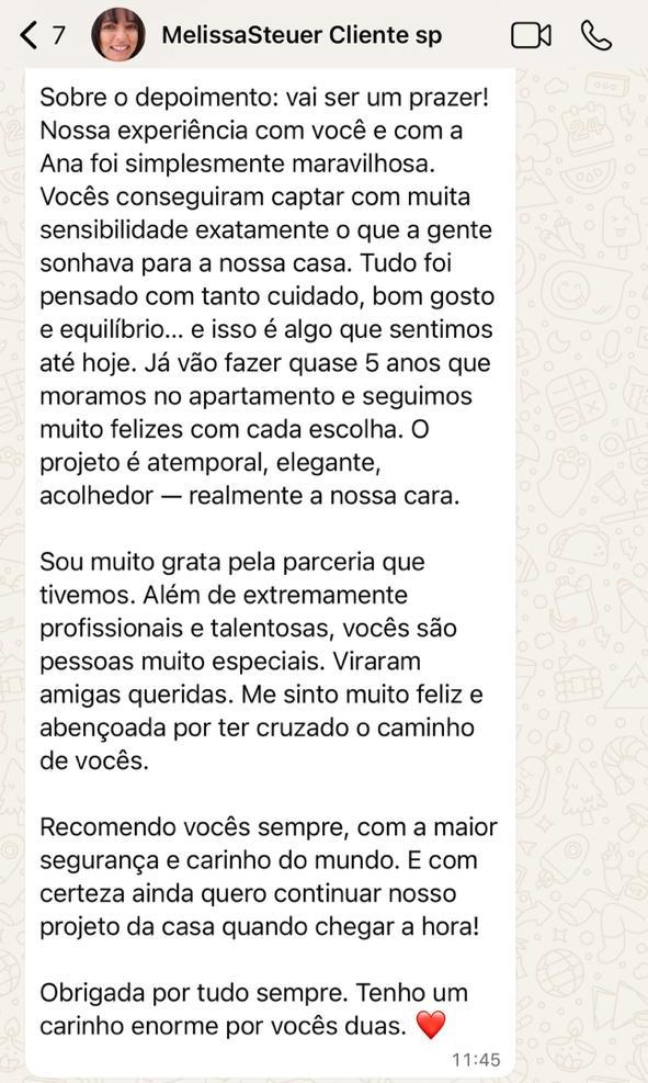 Depoimento cliente